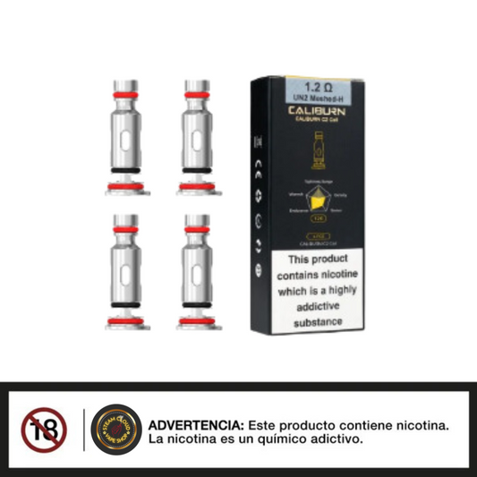 Uwell Caliburn G2 - Resistencia 4 Unidades