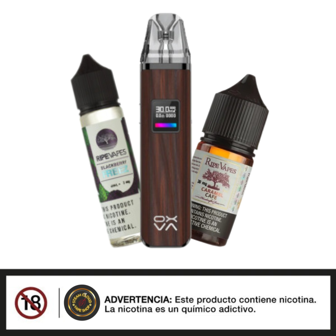 Oxva Xlim Pro kit + Ripe Vapes Salt o Free Base 60ml