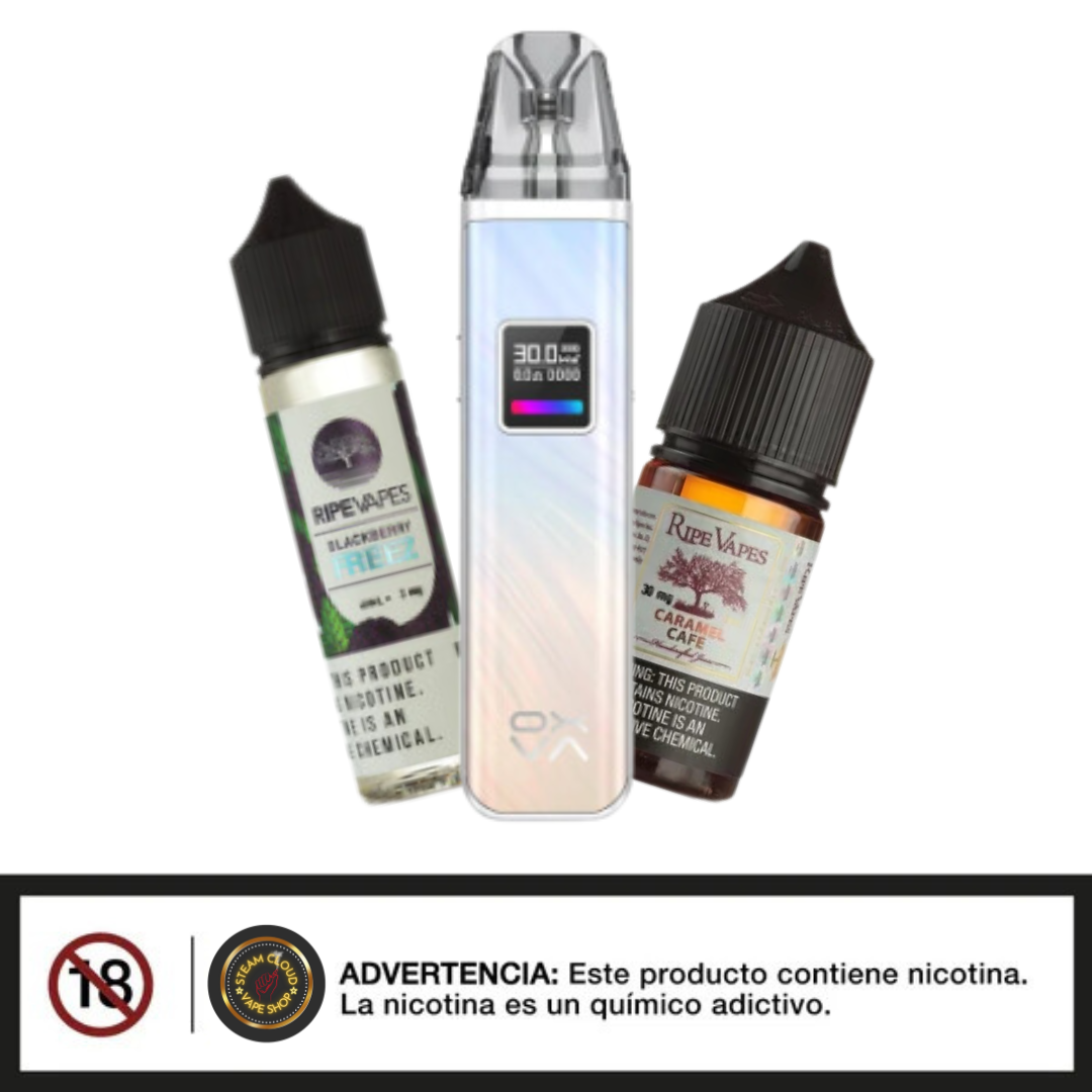 Oxva Xlim Pro kit + Ripe Vapes Salt o Free Base 60ml