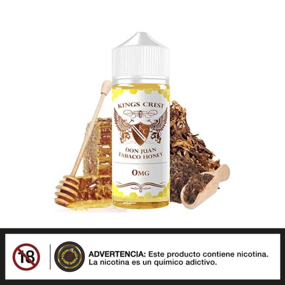 King's Crest  Don Juan Tabaco Honey - Base Libre 120ml