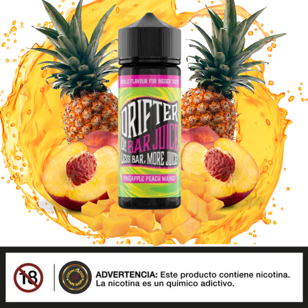 Drifter Bar Pineapple Peach Mango -Base Libre 120ml