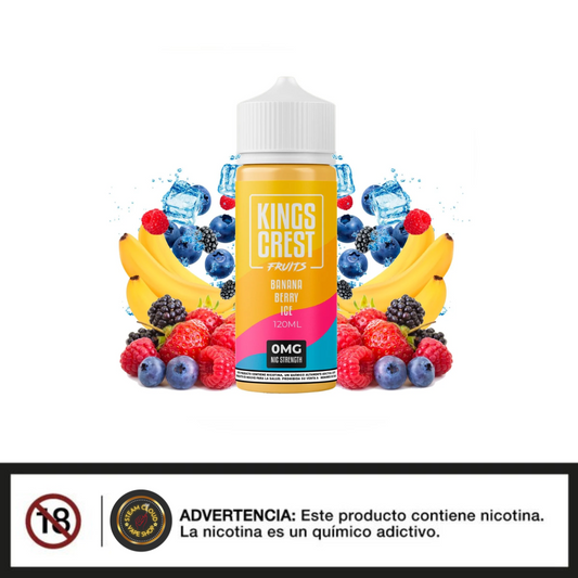 King's Crest Fruits Banana Berry Ice - Base Libre 120ml