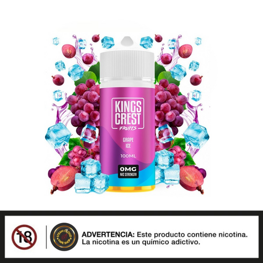 King's Crest Fruits Grape Ice - Base Libre 120ml