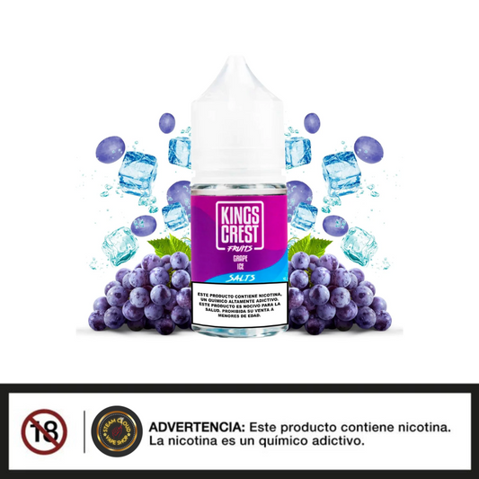 King's Crest Fruits Grape Ice - Sal de Nicotina 30ml