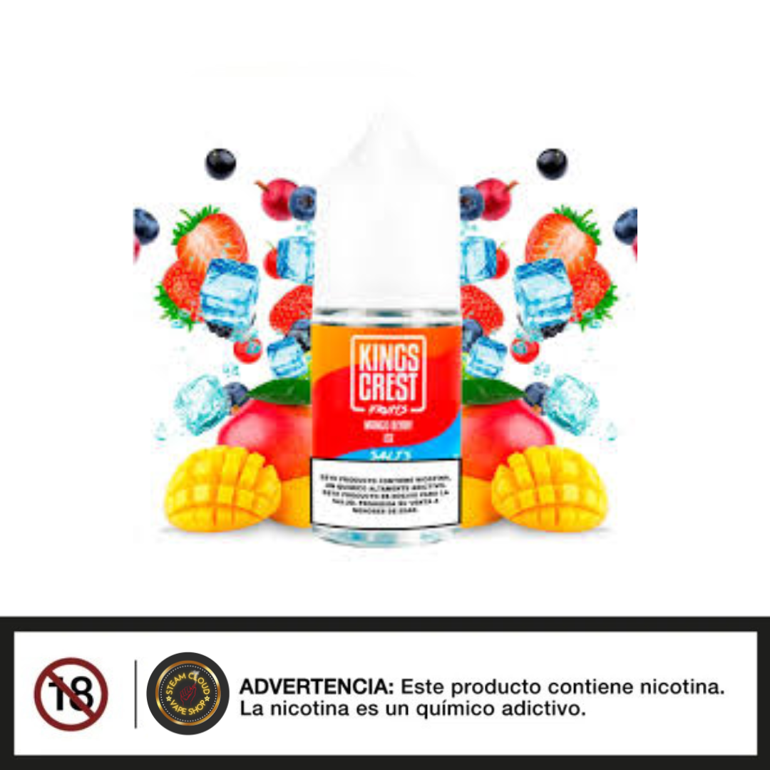 King's Crest Fruits Mango Berry Ice - Sal de Nicotina 30ml