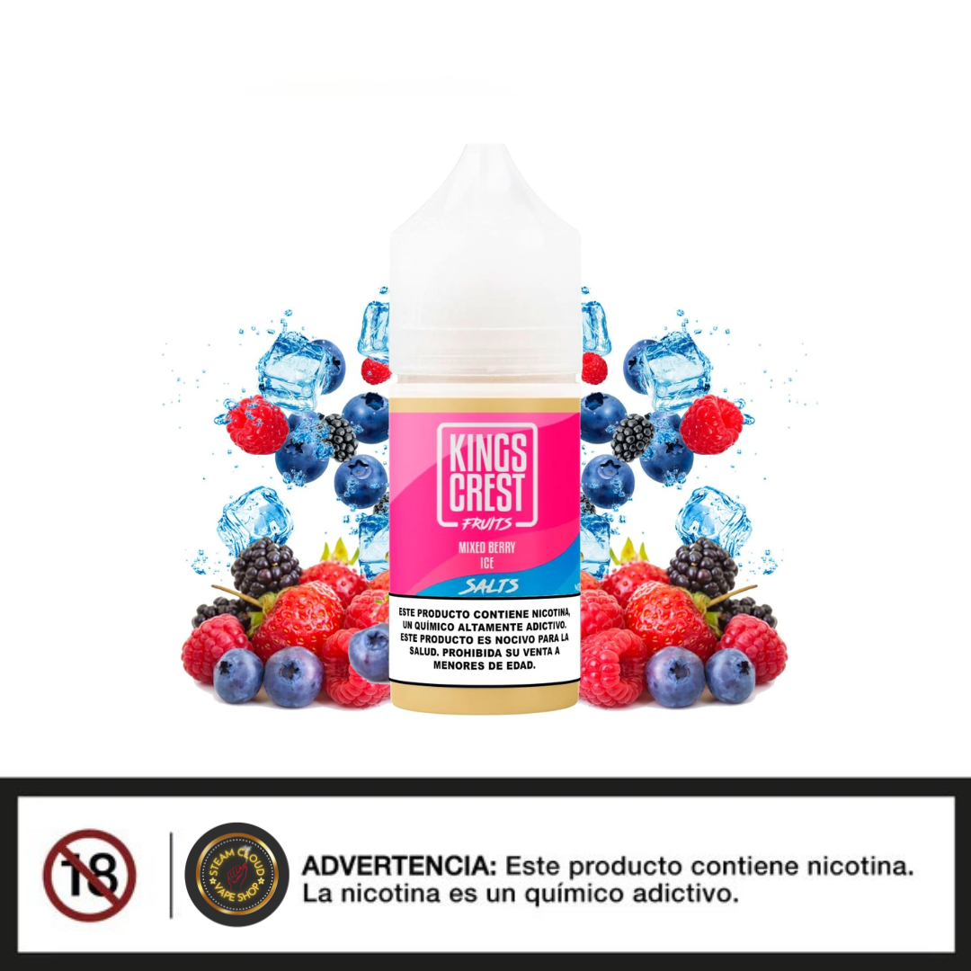 King's Crest Fruits Mixed Berry Iced - Sal de Nicotina 30ml