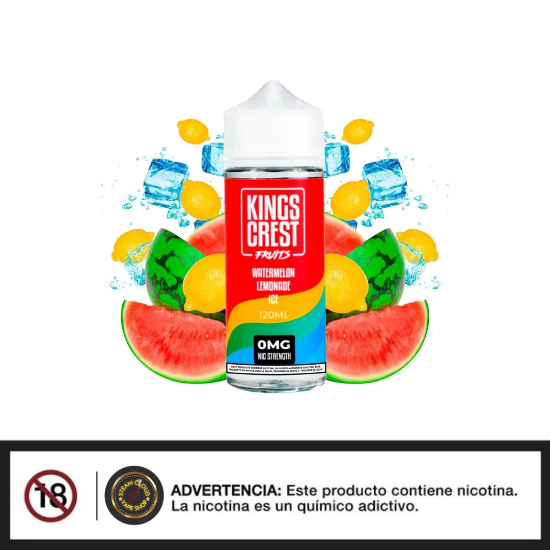 King's Crest Fruits Watermelon Lemonade Ice - Base Libre 120ml