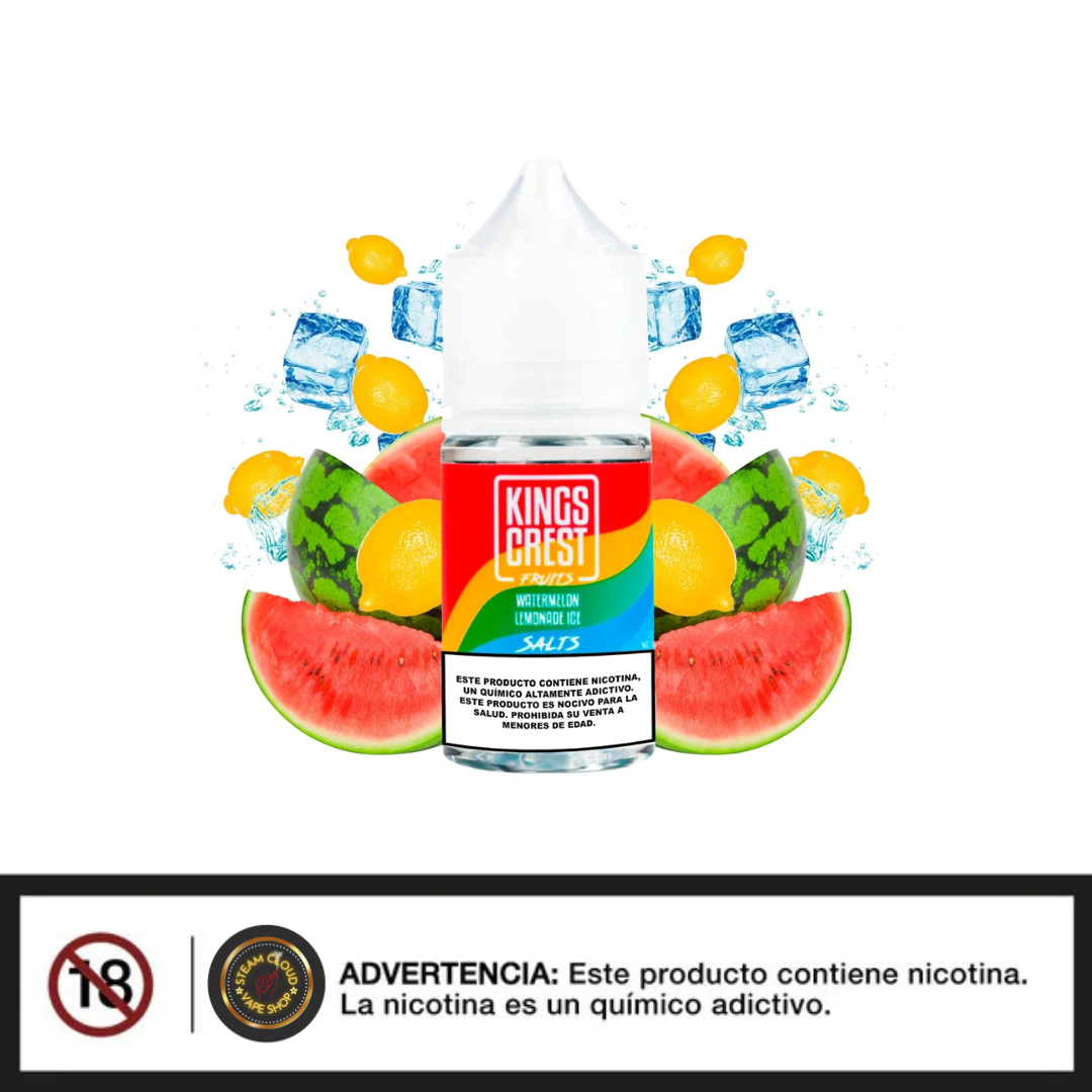 King's Crest Fruits Watermelon Lemonade Ice - Sal de Nicotina 30ml