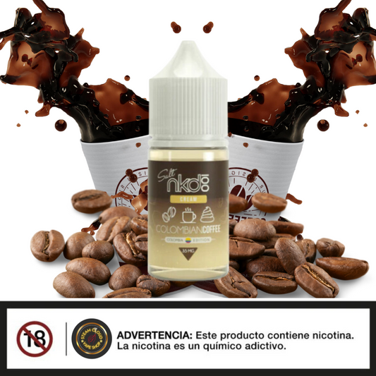 Naked 100 Colombia Edition Café Colombiano - Sal de Nicotina 30ml