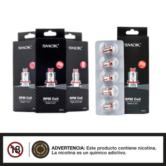 Smok RPM - Resistencia 5 Unidades