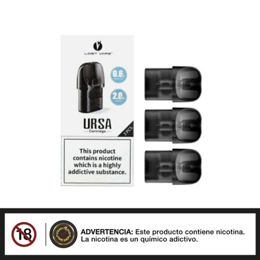 Lost Vape Ursa Pod - Resistencia 3 Unidades