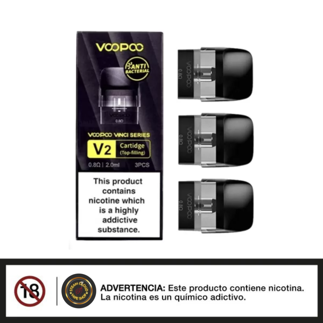 VooPoo Vinci V2 Pod - Resistencia 3 Unidades