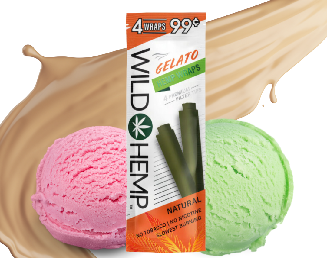 Wild Hemp Wrap - Paquete por 4 Unidades