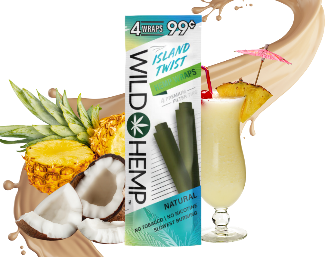 Wild Hemp Wrap - Paquete por 4 Unidades