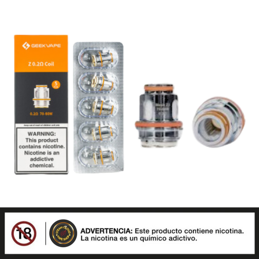 GeekVape Zeus Z Series - Resistencia por 5 Unidades